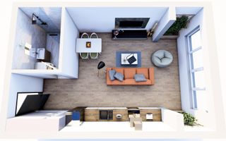 0% Comision | Garsoniera noua | Codlea | 38 mp - Poză 3