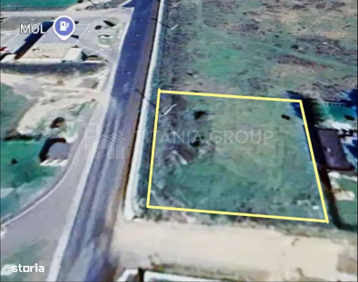 Teren generos 1441 mp cu deschidere 37 ml Râșnov - Vedere panoramica - Poză 1