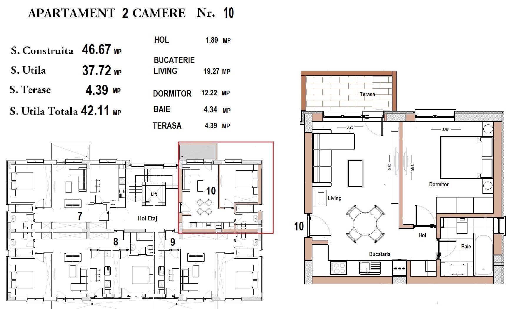 Vanzare Apartament 2 camere, bloc nou 2026, terasă, centrală - Poză 11