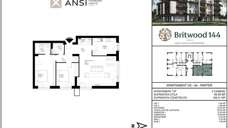 Blocul 6 din ansamblul rezidențial Britwood 144 – Erou Iancu Nicolae - Poză 7