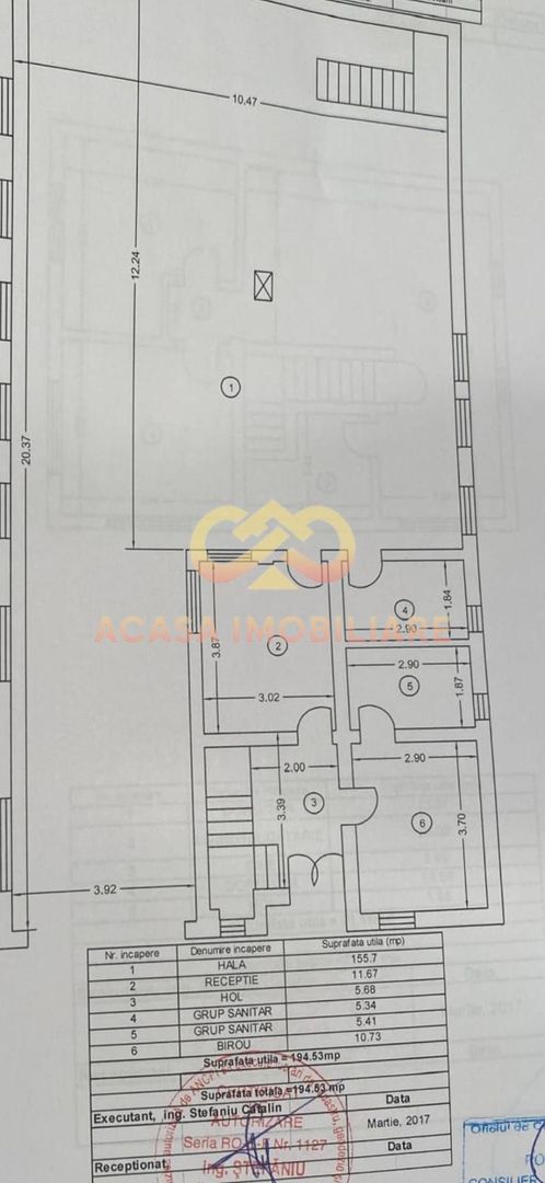 LETCANI CLADIRE DE LOCUIT  APARTAMENT 4 CAMERE si HALA - Poză 11
