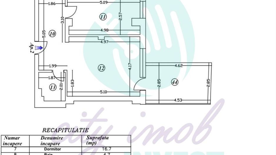 Apartament cu 3 camere cu parcare in bloc nou - Poză 2