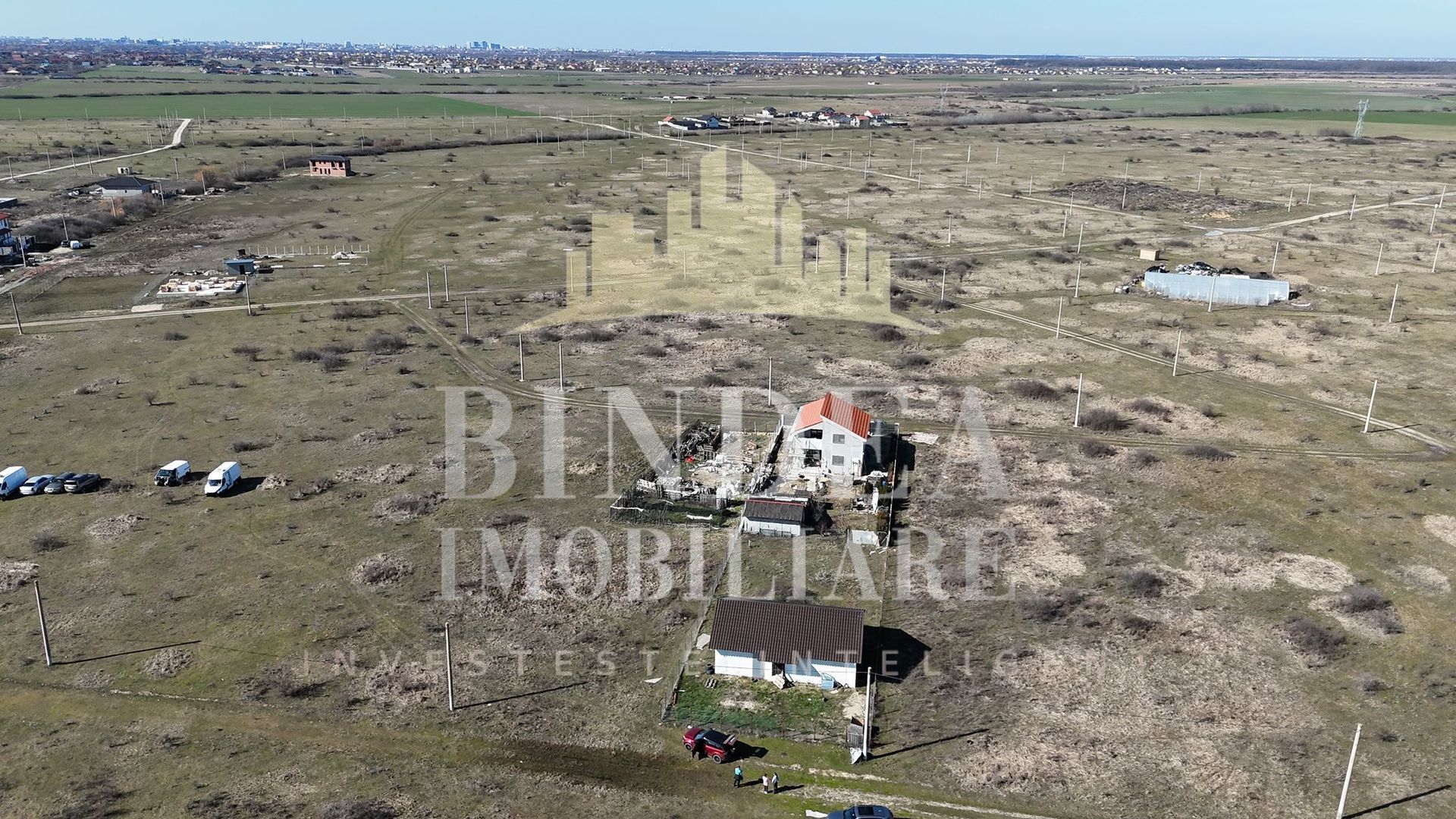 Teren intravilan Mosnita Noua 627mp+ constructie cadru metalic - Poză 3