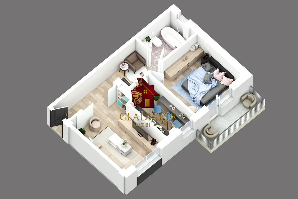 Apartament 2 camere, decomandat, bloc nou, Capat CUG - Lunca Cetatuii - Poză 6