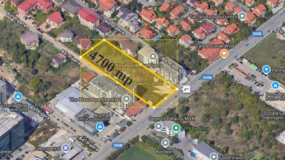 Teren Excepțional de 4.700 mp în Pipera – PUZ pre-aprobat, - Poză 1