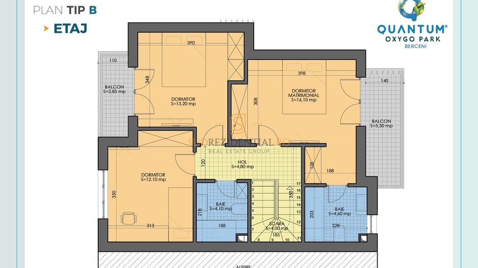 Vila 4 camere, ansamblu exclusivist, Quantum OxyGo Park Vidra - Schiță 8