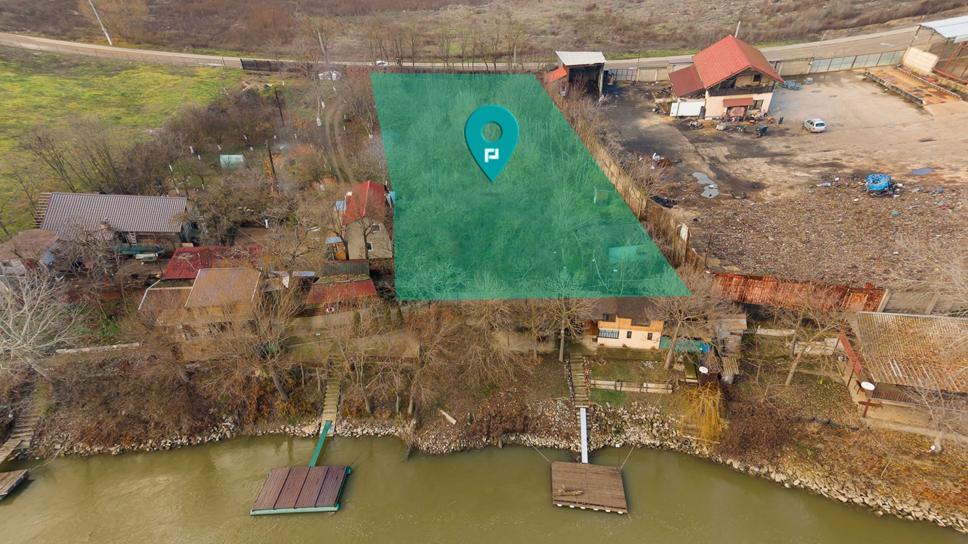 Teren intravilan 2.600 mp pe Malul Mureșului Alfa - Poză 2