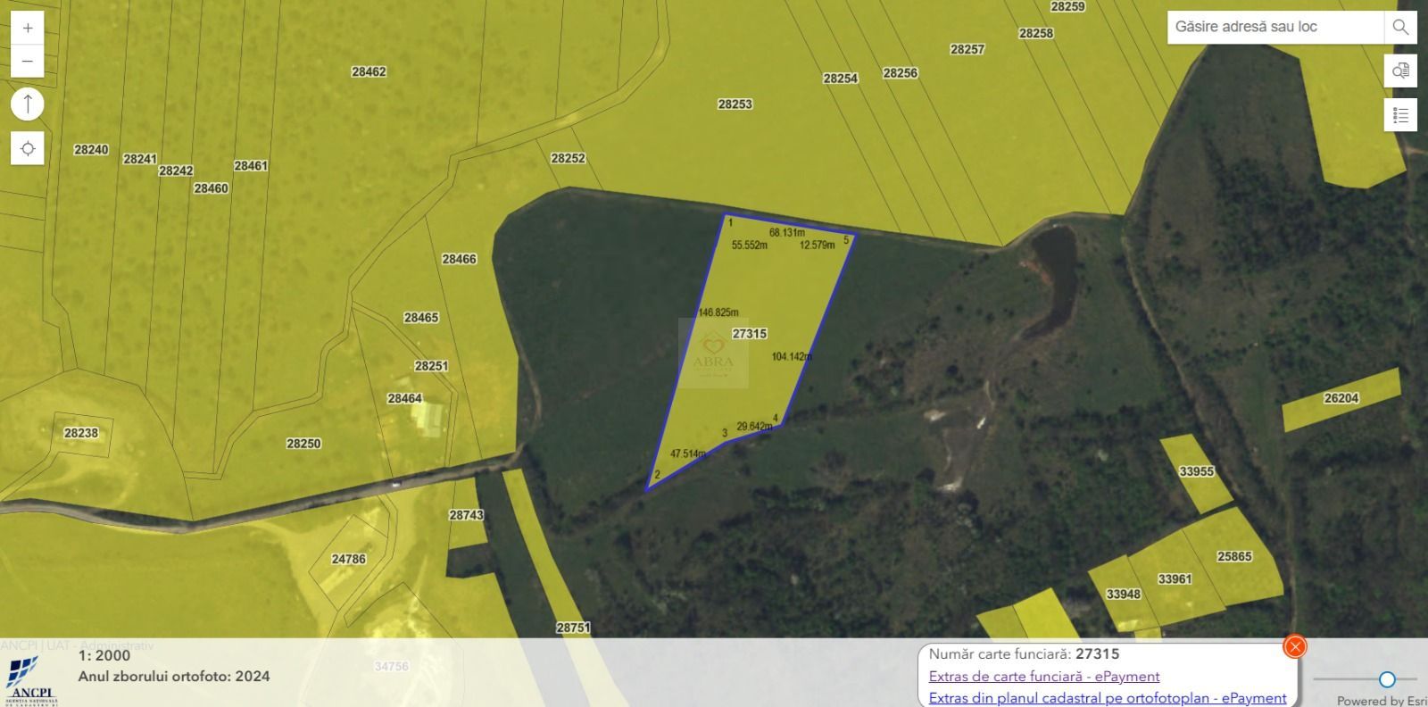 Teren intravilan investitie - Schiță 1