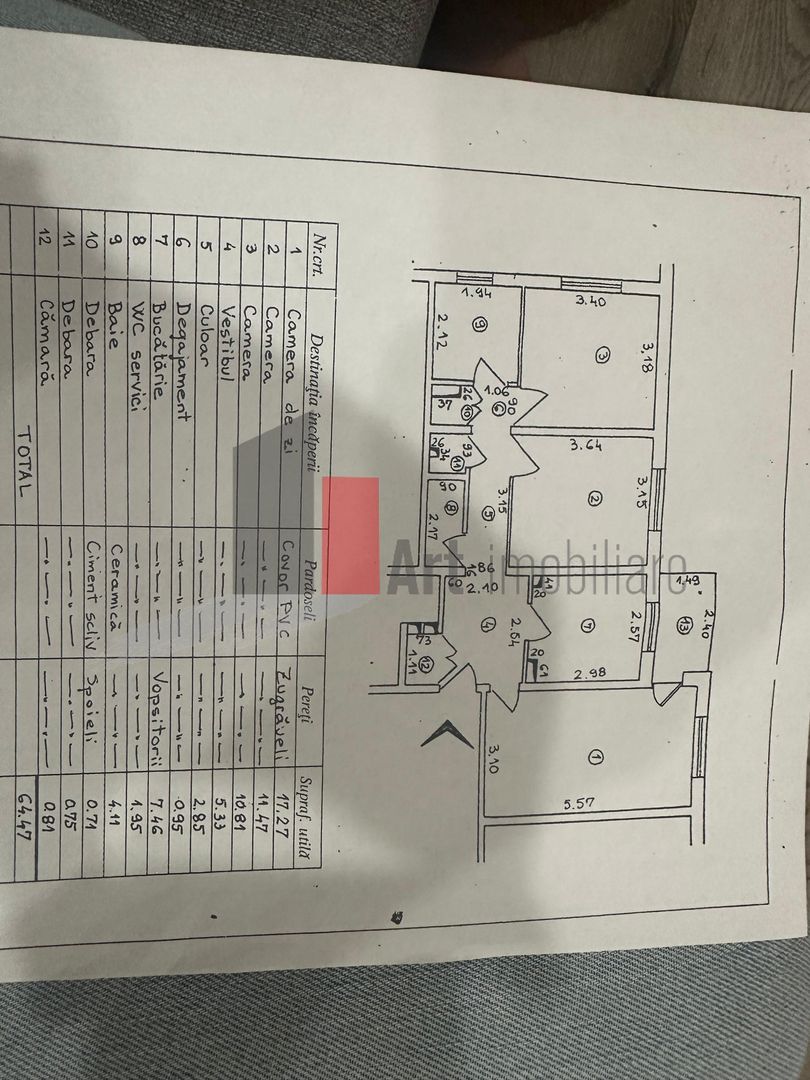 3 camere, parter, complet utilat – gata de mutat - Poză 11