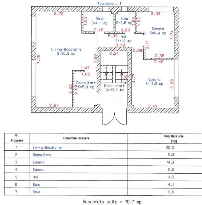 Finisat la cheie Intabulat, 3 camere, 2 bai, 2 parcar,i zona Dracula - Poză 14