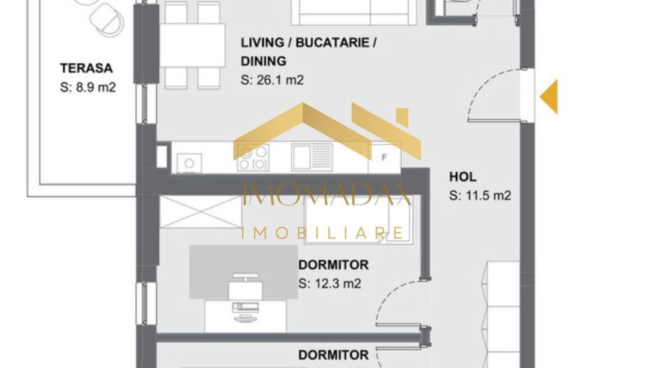 Aradului/Torontalului-3 Camere-Centrala Proprie - Poză 17