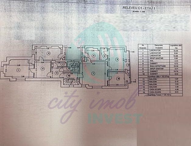 Casă consolidată, ideală pentru locuință sau afaceri – zona Mihai Eminescu - Schiță 18