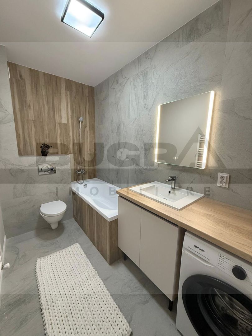 Apartament 3 camere, super finisat, parcare, zona Terra - Poză 15