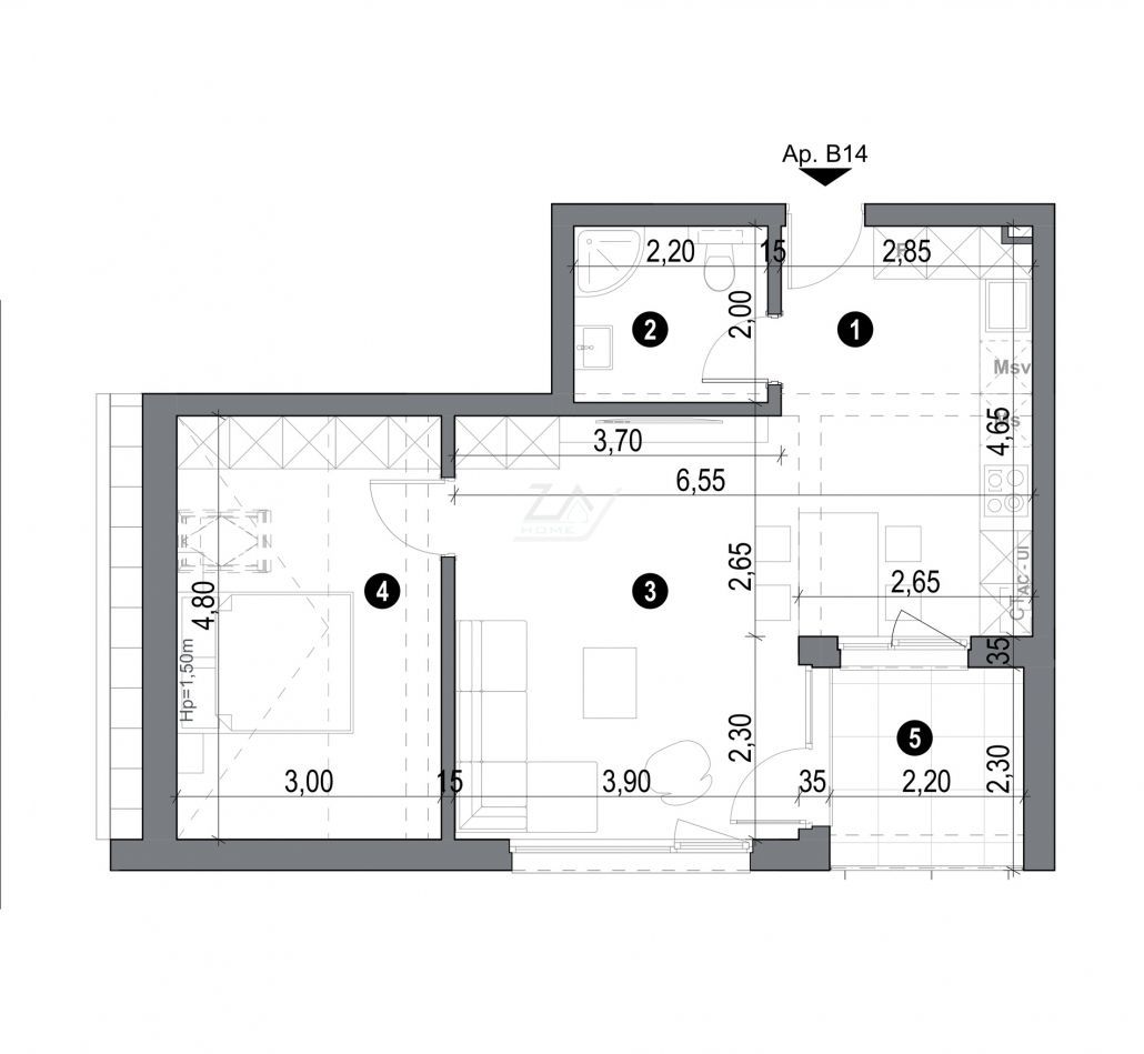 Bloc finalizat. Finisaje superioare. Loc de parcare. - Poză 9