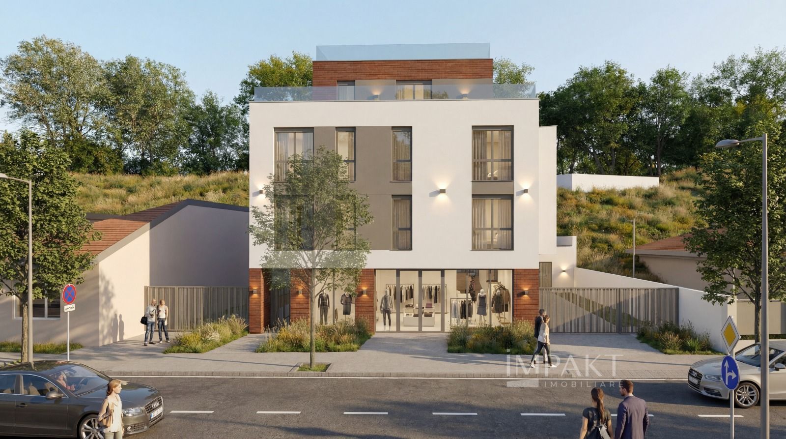 Apartament 3 camere Plopilor, situat la Etaj retras cu 61 m2 de terasa - Poză 3