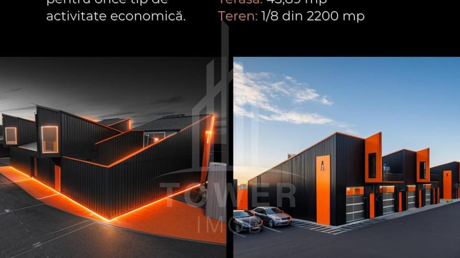 HALE INDUSTRIALE MODERNE ÎN PARCUL INDUSTRIAL SIBIU | 2200mp Teren 200mpu - Poză 5