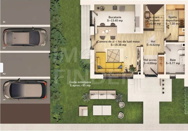 Vanzare duplex Floresti, zona Sub Cetate - Poză 8