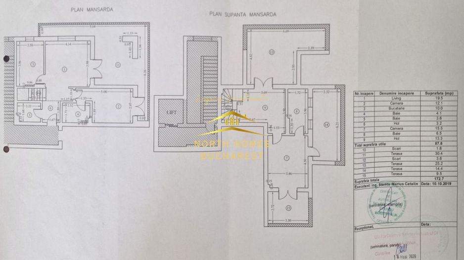 Penthouse 3 camere -de Închiriat-172 MP - în North Light – Cosmopolis-PARCARE - Poză 38