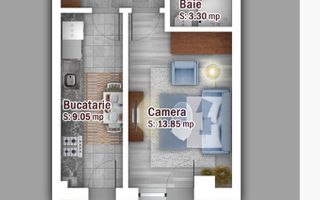 🔑 Vanzare garsonieră decomandată – Zona Pallady / Metrou Anghel Saligny - Poză 6