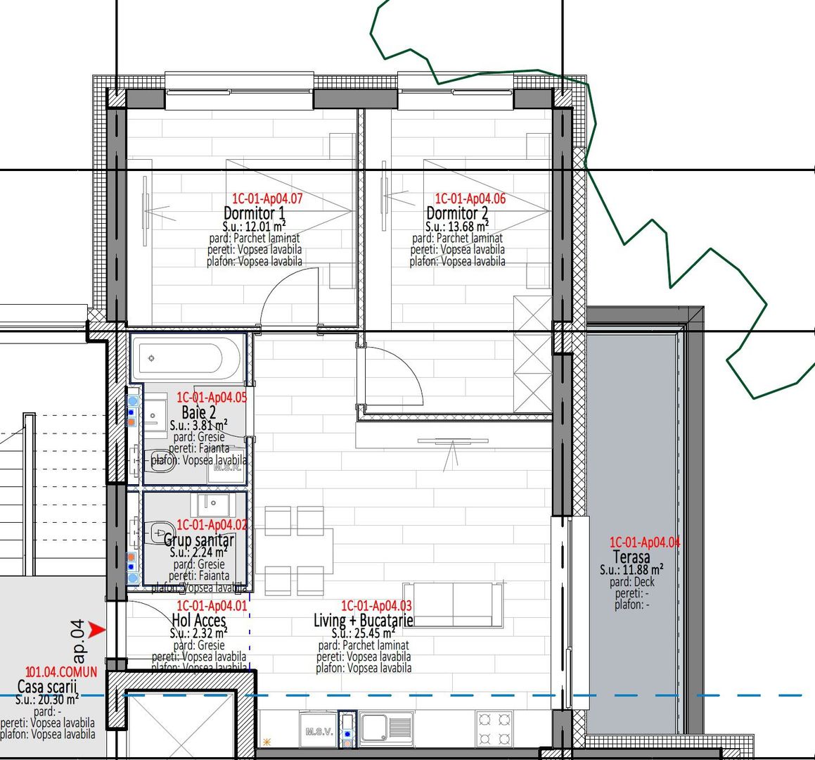 NOU Apartament 3 camere vedere lac si pădure | Chitila - Poză 26