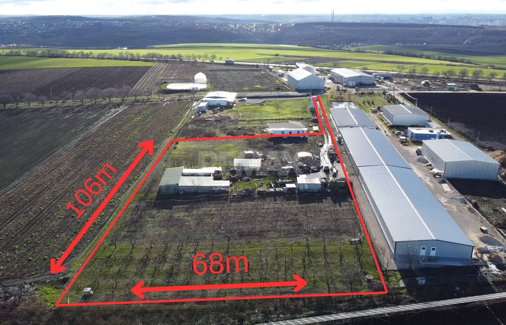 Teren Agricol, 75 ari, la șoseaua M14, 10 km de Chișinău - Poză 1