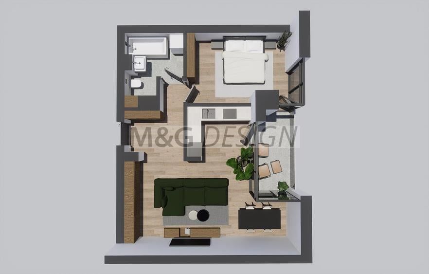 Apartament 2 camere Circumvalatiunii bloc nou etaj 1 - Poză 6