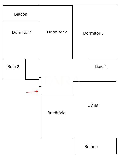 Apartament 4 camere decomandate – Mănăștur, zona Piața Ion Meșter - Poză 1