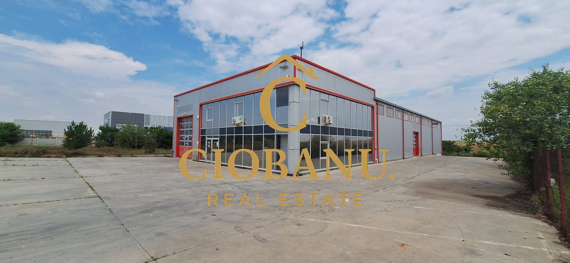 Hală industrială de vânzare / închiriere – 1.120 mp | Pielesti - Poză 1