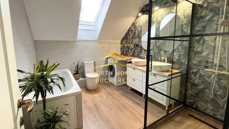 Vila 5 Camere + curte 400mp si 5 locuri parcare + Garaj - zona Pipera - Poză 8