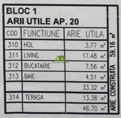 Garsoniera, bloc nou P+3, Ap.20, Et.3, Bl.1 - CP2438841 - Poză 7