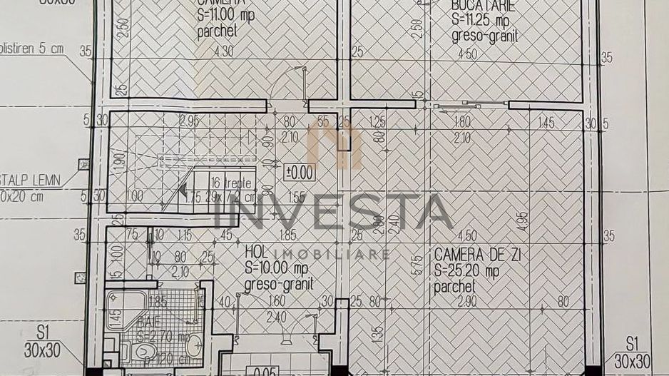 Casa 5 camere 119 mp utili, garaj si curte, strada privata, Campului - Schiță 15