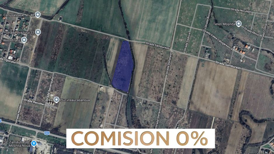 COMISION 0 | Terenuri pentru blocuri locative | Moșnița Nouă - Poză 1