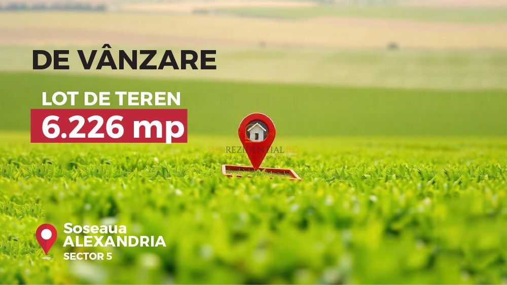 Teren cu autorizatie de constructie, 6226mp, Sos.Alexandriei, Sector 5 - Poză 1
