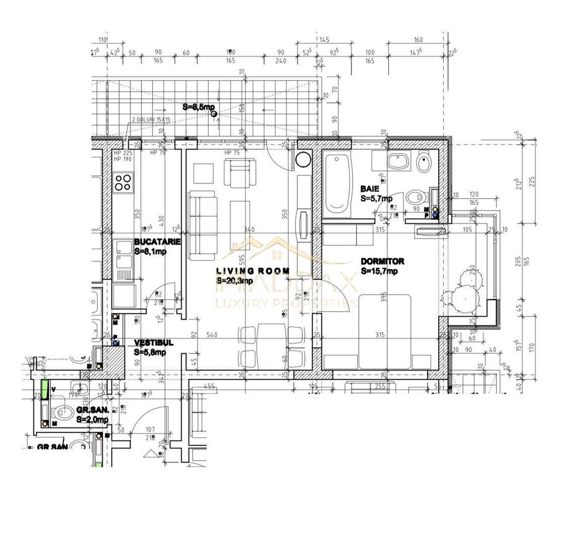 Apartament 2 camere ***Zona Iancu Nicolae*** - Schiță 21