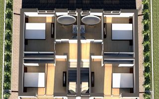 Duplex de Vanzare | Bucovat | 200m de asfalt | Toate utilitatile | Teren Generos - Schiță 3