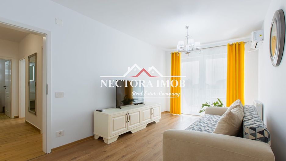 NECTORA IMOB-Apartament 2 camere,62 mp,Prima Onestilor,mobilat/utilat - Poză 1