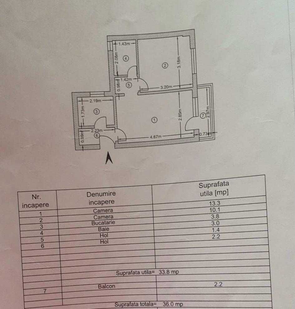 Apartament cu 2 camere, Micro39A - Poză 10