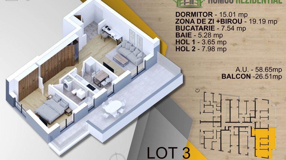 AP.2CAM. DECOMANDAT PROIECT ROMCO / BLOC IN CURS DE FINALIZARE! - Poză 2