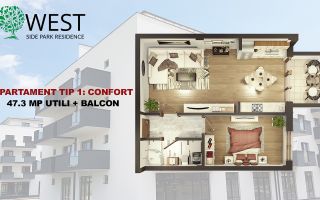 Apartament cu 2 camere de închiriat –  Calea Șurii Mici, Sibiu - Poză 7