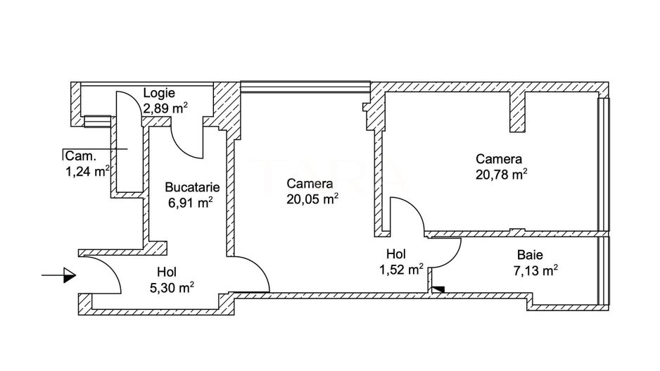 Vânzare apartament cu 2 camere 63 mp, zona ultracentrală. - Poză 1