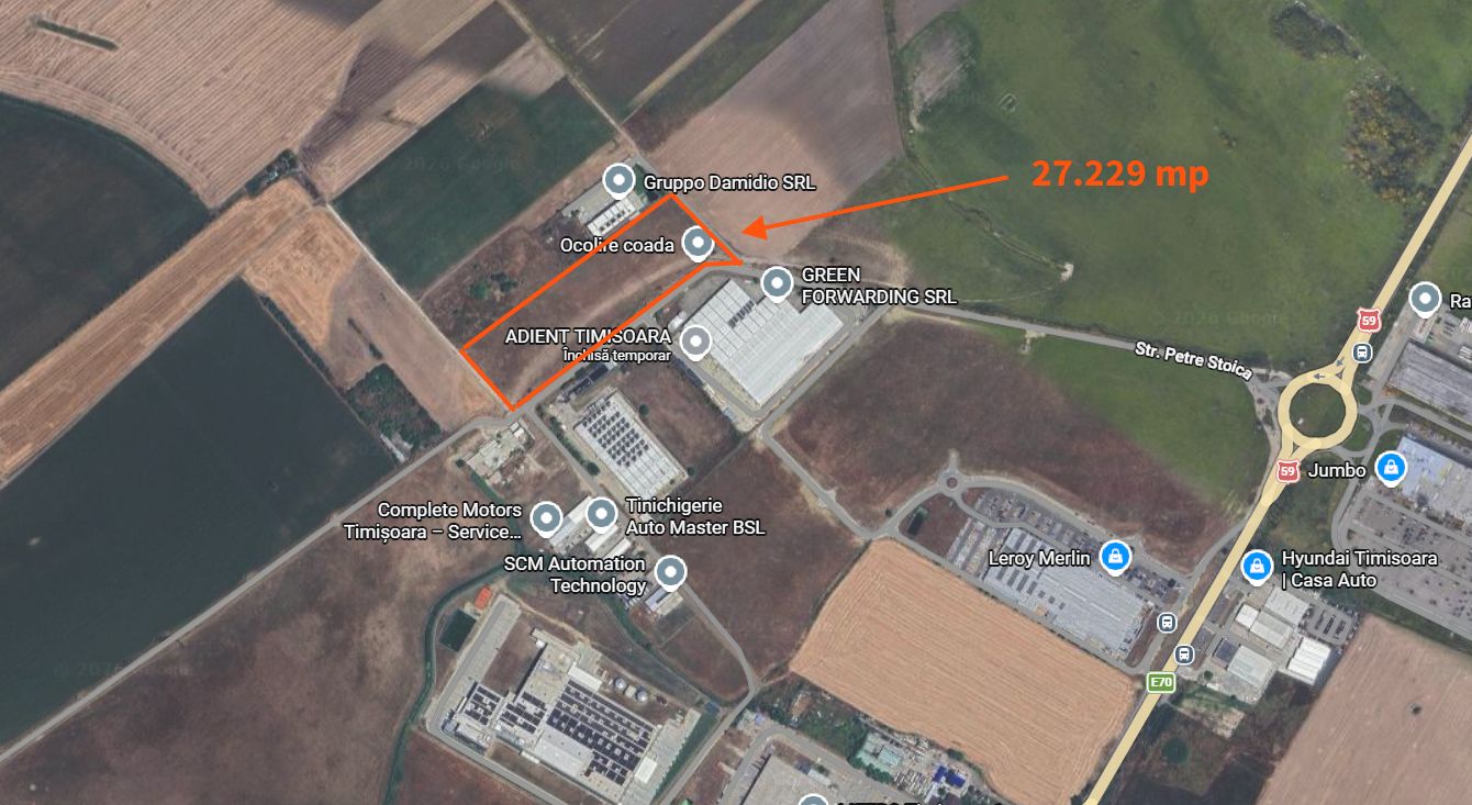 Teren parcelat 27.299mp Timisoara / Zona Sagului - Poză 1