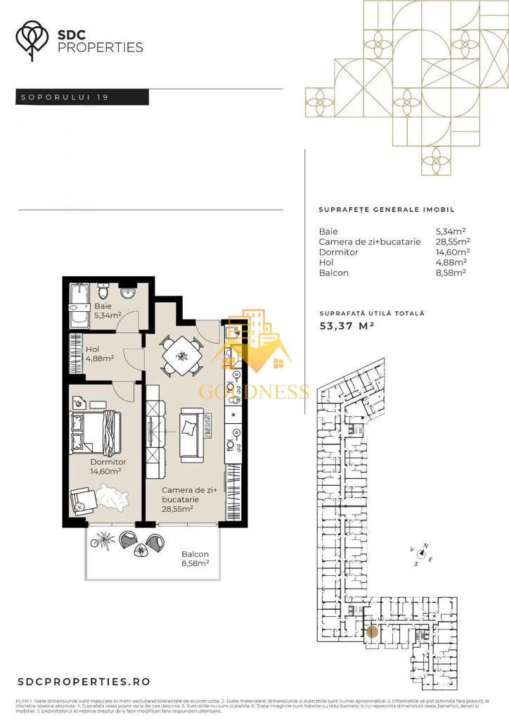 Oportunitate de investitie Soporului 19!Apartament 2 camere Gheorgheni - Poză 2