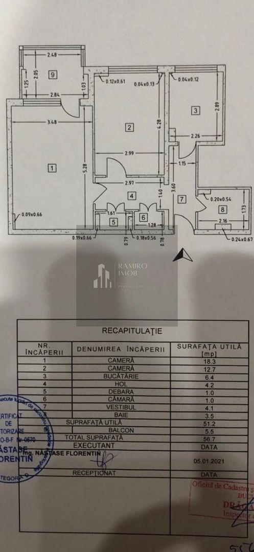 2 camere - Decomandat – 5 Min Metrou pe jos  - Parcare inclusa xy - Poză 8