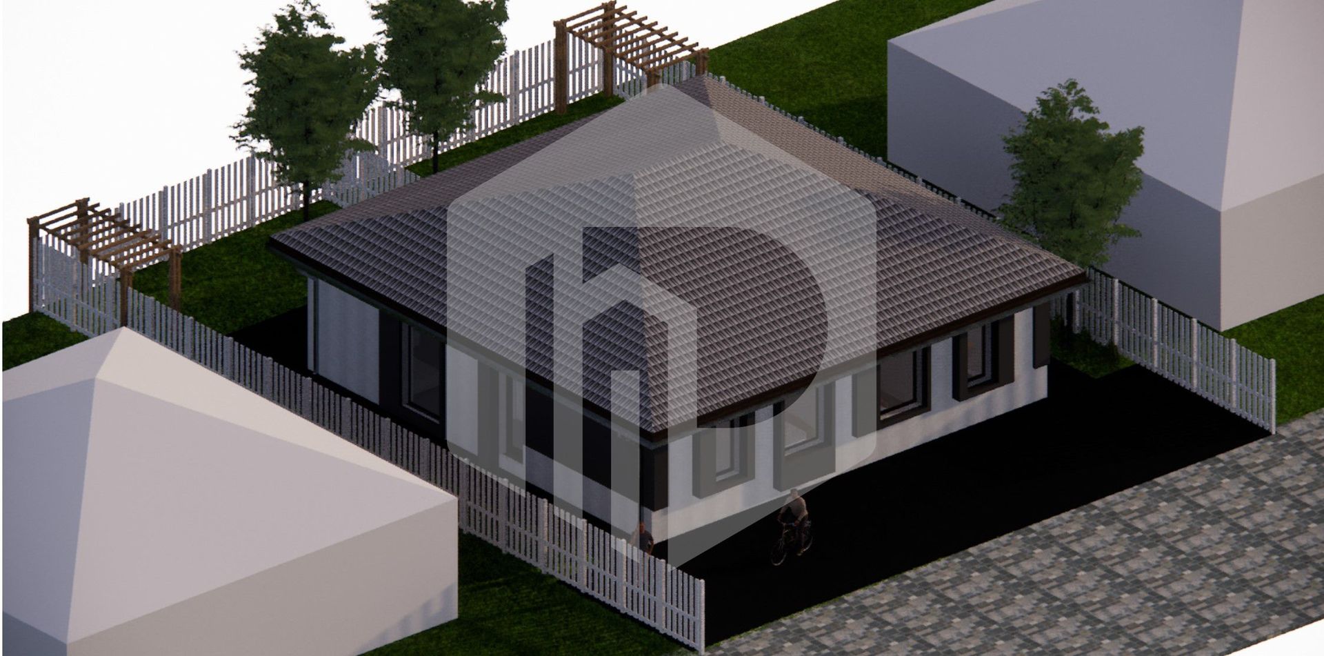 Casa pe un nivel |  - 67mpu - Curte 150mp - Talmaciu \ 15min de Sibiu - Poză 1