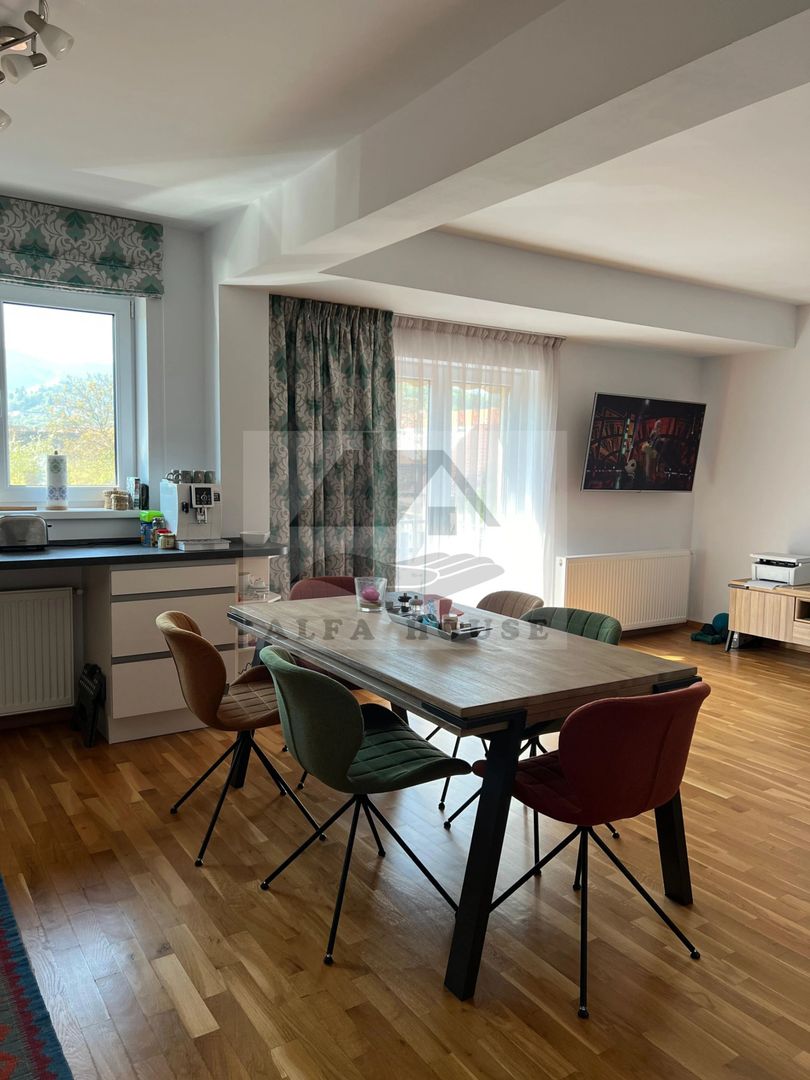 Apartament trei camere, 83 mp, vedere panoramică spre Tâmpa-Bartolomeu - Poză 8