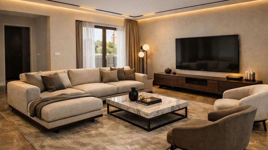 Apartament 2 camere cu grădină, prima închiriere – Green Lake Baneasa - Poză 1