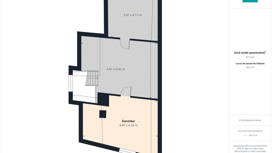 Două case, curte mare, lângă Castelul Huniazilor - Poză 7