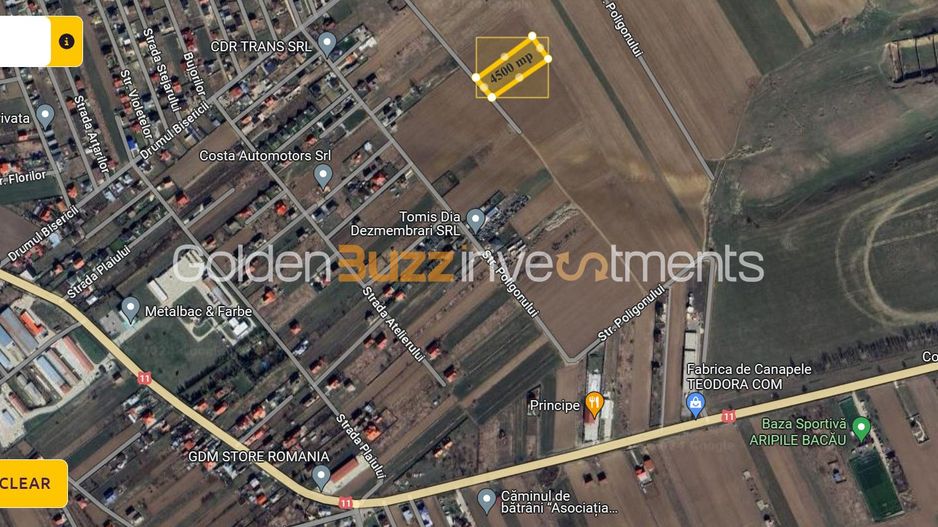 Teren de Vânzare | 4500 MP | Măgura | Bacău | - Poză 2