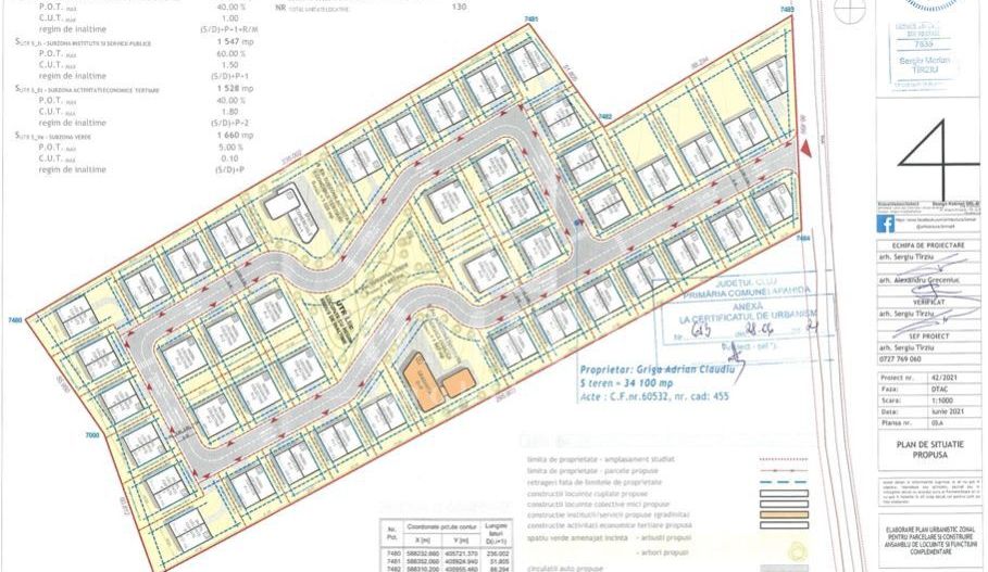 Pentru investitie teren cu PUZ pentru 130 case - Poză 3