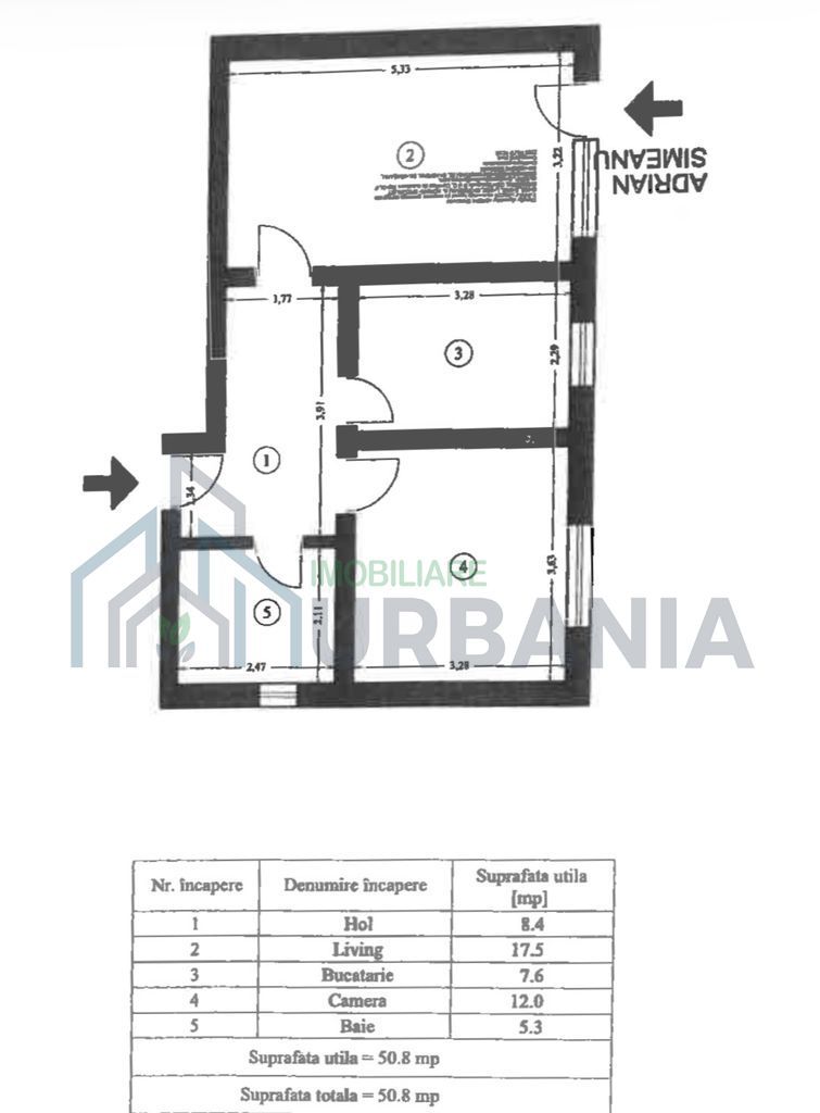 Apartament 2 camere, complet mobilat, prima închiriere - Poză 14